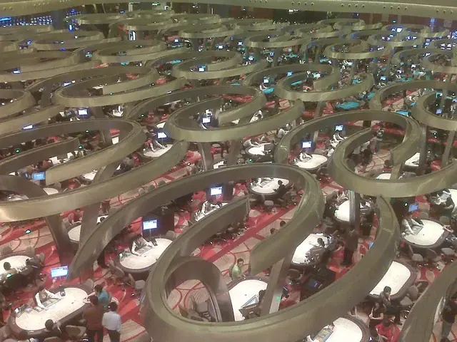 Baccaratborde i et casino